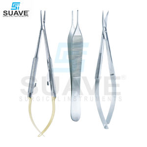 Juego de cataratas Instrumentos de cirugía ocular Juego de instrumentos microquirúrgicos oftálmicos de SUAVE SURGICAL INSTRUMENTS - Product Image 2