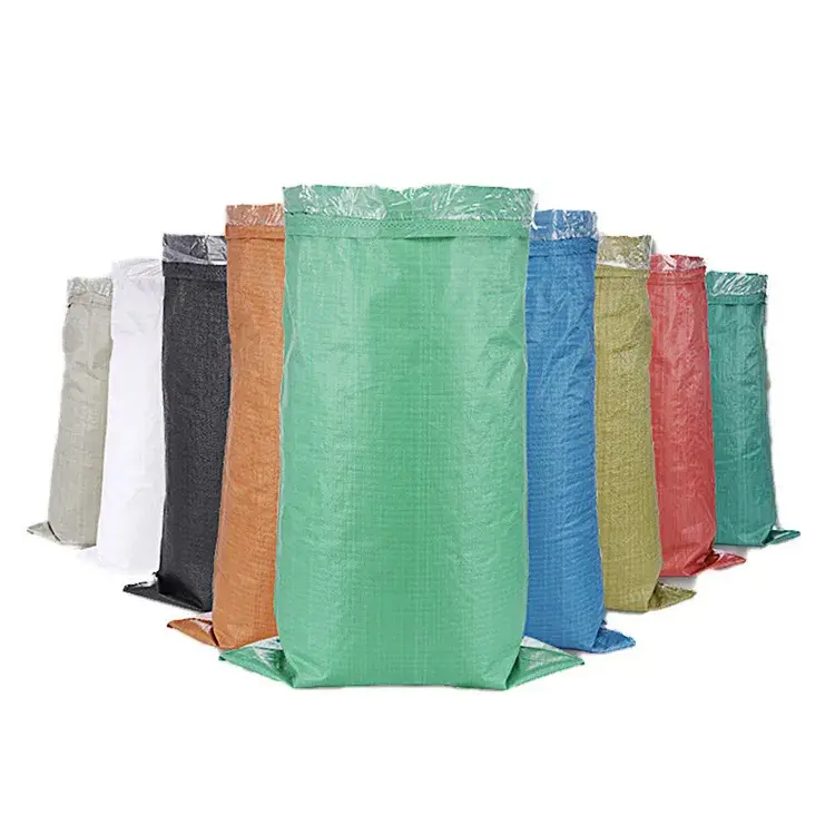 Ucuz fiyat özelleştirilmiş baskı ekstra büyük PP dokuma çanta dokuma çuval kum ambalaj çanta satılık yüksek kalite