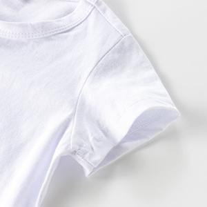 Camisetas de algodón 100% de alta calidad para niños, camisetas de varios colores para niños, Camiseta lisa con cuello redondo, camiseta Unisex para niños y niñas - Product Image 6