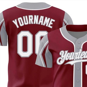 Maillot d'uniforme de baseball sur mesure Design d'équipe personnalisé Maillot de softball de balle molle bon marché Service OEM - Product Image 3