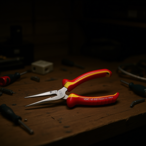 Pince à bec demi-rond extra-longue USAG avec mâchoires droites 1000V - pour tâches exigeantes - Product Image 3