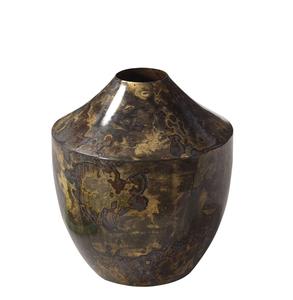 Vase à fleurs en métal de fer de qualité supérieure avec des détails antiques fabriqués à la main pour la décoration élégante de la maison et du bureau - Product Image 3