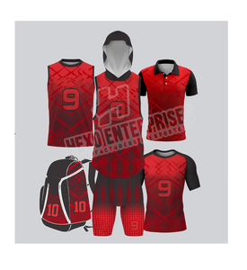 ชุด2025พิมพ์ซับลิเมชัน7 V 7เครื่องแบบผู้ชายชุดยูนิฟอร์มสีทึบระบายอากาศได้ดีชุดเครื่องแบบ7ใน7 - Product Image 1