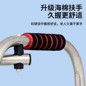 Stainless Steel Single-Bend <b>Walker</b> <b>for</b> Outdoor Walking Rehabilitation and <b>Disabled</b> Assistance - Product Image 3