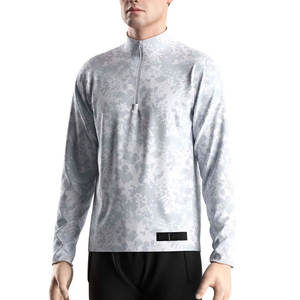 Veste d'hiver pour homme à col montant, sublimation, demi-zip, haute qualité, respirante, séchage rapide, pour adultes - Grande Vente - Product Image 3