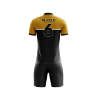 Ensemble de maillots de football personnalisés à séchage rapide, col en V, imprimés par sublimation, en polyester, nouveau design, maillots de football unisexes, short d'équipe