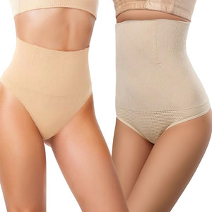 High Waist Mid-Waist Seamless Shaper Tummy Control G String Thong Leak Butt Hip Enhancer Body Shapewear for Women