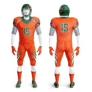 Ensemble de maillots de football américain personnalisables, respirants et de haute qualité pour adultes, service d'impression OEM disponible, séchage rapide, tout inclus - Product Image 5