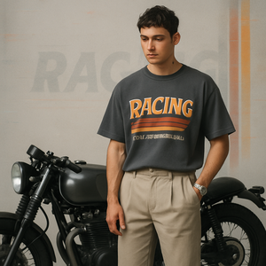 Oem/odm unisex BIKER accแรกเสื้อฮู้ดผ้าฝ้าย100% ใหญ่พิเศษพิมพ์ลายแบบกำหนดเองสไตล์วินเทจคุณภาพเยี่ยมราคาถูก - Product Image 2