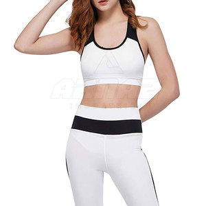 Soutien-gorge de sport de compression avec matériau respirant et soutien-gorge de sport à dos nageur avec finition sans couture - Product Image 3