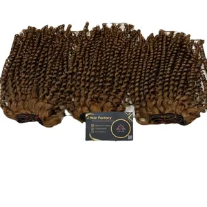 2023 hot style gold water curly weft Vietnamese human hair beauty products for women
