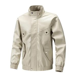 Veste bomber en spandex/polyester personnalisée pour homme, la plus vendue, imperméable, respirante, vintage, décontractée, pour - Product Image 6