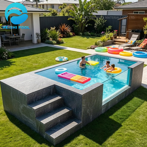 <span class=keywords><strong>Piscine</strong></span> de luxe <span class=keywords><strong>hors</strong></span> <span class=keywords><strong>sol</strong></span> en conteneur maritime de 20 pieds avec grande fenêtre en verre pour jardin extérieur – <span class=keywords><strong>Piscine</strong></span> de plongeon préfabriquée - Product Image 5