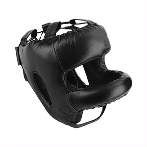 Boxing Equipment <b>Head</b> Guard Boxing Popular Adult Boxing Full Face Martial Arts Training <b>Head</b> Guard Leather Boxing <b>Head</b> Guard - Product Image 4