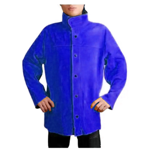 Veste de soudage Fabricant OEM ODM de vêtements en cuir résistant aux flammes Veste de soudage de qualité d'exportation pour soudeurs - Product Image 2