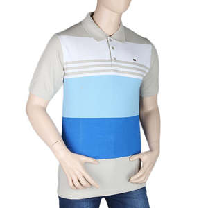 เสื้อยืดโปโลแขนสั้นผู้ชาย - สีเบจ - Product Image 1
