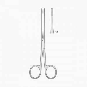 Suministros médicos hechos de acero inoxidable de calidad superior, fórceps hemostáticos LISTER con mordazas dentadas para agarres seguros - Product Image 1