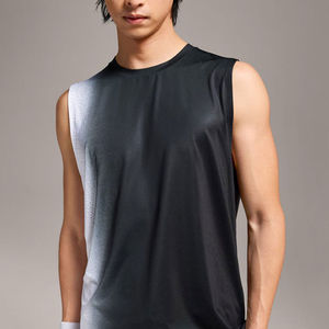 Nouveau 2025 Débardeur tricoté personnalisé pour homme grande taille, séchage rapide, 100% coton respirant, style sportif et actif, personnalisable Pakistan - Product Image 3