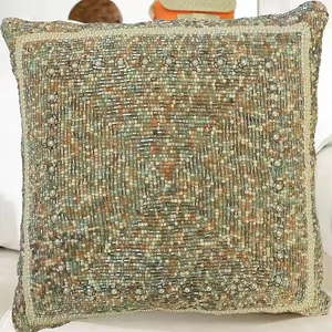 Xuất Khẩu Chất Lượng Handmade Đệm Bìa Lá Thiết Kế Nhiều Màu Hạt Trang Chủ Trang Trí Đệm Bao Gồm Có Sẵn Tại Giá Rẻ Nhất Giá - Product Image 6