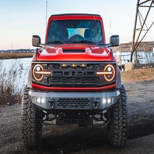 Ford Bronco Big Bend 2023 USADO EN EXCELENTES CONDICIONES ~1,200 Millas Diésel V8 4WD Bajo Kilometraje Volante a la Izquierda Asientos de Cuero Neumáticos R21 Interior Oscuro - Product Image 1