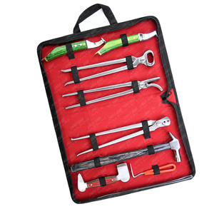 High Quality Farrier Tools Kit Hoof Nipper and Puller Double End Buffer <b>Sharpe</b> Loop and Hoof <b>Knife</b> Veterinary Instruments <b>Set</b> - Product Image 1