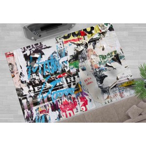 Alfombras de Graffiti, Alfombra Colorida, Alfombra de Arte Callejero, Alfombra Impresa, Alfombra Suave No Tejida - Product Image 2