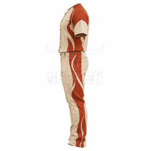 Ensemble de maillot et pantalon de baseball sur mesure, uniforme de baseball de qualité supérieure, vêtements de sport pour le baseball - Product Image 3