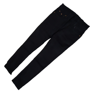 กางเกงยีนส์ผ้านิ่มสีดำของผู้ชายแฟชั่นแบบลำลองผ้ายืดทรงแคบทนทานทุกฤดูใส่สบาย - Product Image 1