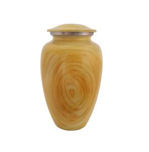 Urna de recuerdo azul real Diseño moderno grabado floral para el hogar y los funerales Urna de cenizas conmemorativa de calidad premium - Product Image 3