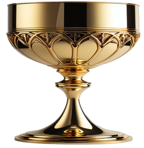 Trophée royal en bronze avec relief d'aigle et sculptures ornées. Design classique disponible à prix de gros. - Product Image 1