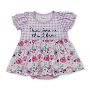OEM/ODM/RTS Jésus m'aime, c'est ce que je sais, tunique florale, pantalon, tenues pour filles, ensembles de vêtements pour filles, vêtements décontractés pour filles - Product Image 4