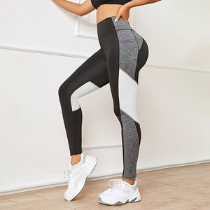<b>High</b> <b>Waist</b> Solid Drawstring Yoga <b>Leggings</b> <b>with</b> Pockets for Women <b>Tummy</b> <b>Control</b> Workout - Product Image 3