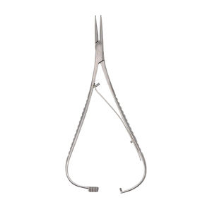 คีมจับเข็มผ่าตัดทางทันตกรรม,คีมหนีบปากแหลมแบบพิเศษ1ชิ้น14ซม. มาตรฐานทันตกรรมแล็บ - Product Image 5