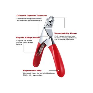 <b>Pet</b> Nail <b>Clipper</b> <b>for</b> Cats Dogs Birds & Rabbits-Safe Paw Care Trimmer - Product Image 4
