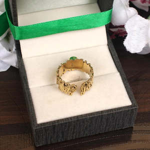 Anillo de piedras preciosas de amatista púrpura hecho a mano al por mayor, diseño geométrico delicado de plata 92,5, tecnología de incrustaciones finas chapadas en rodio, joyería fina - Product Image 3