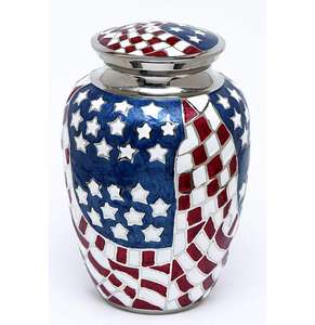 Venta caliente latón oro madre de perla funeraria urnas de cremación para adultos para cenizas humanas urnas de cremación de entierro conmemorativo - Product Image 6