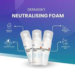 2025 nouveauté Dermsky 150mL mousse neutralisante de haute qualité niveau de PH Standard atténué rougeur nettoyant liquide Type Offre Spéciale - Product Image 2