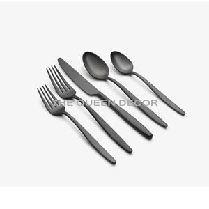 Design élégant argent polonais en acier inoxydable ensemble de couverts en métal vaisselle en acier miroir ustensiles de cuisine couverts - Product Image 2