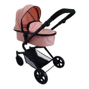 Apexcel 2 en 1 Poussette de poupée Landau Trotteur Jouet Chaise haute pour bébé Porte-bébé tandem Chariot Lit de voyage Siège auto Mousse plastique - Product Image 1