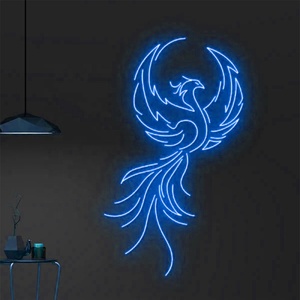 Tường thẩm mỹ Phượng hình dạng LED Neon dấu hiệu salon cửa hàng tường trang trí LED Neon dấu hiệu thiết kế ánh sáng cho tường trang trí - Product Image 6