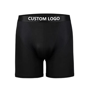 Manufacturer Custom Men's Shorts Underwear 95% Cotton 5% Spandex Underwear BOXER Briefs for Men Plain Printed OEM Service Adults - Product Image 4