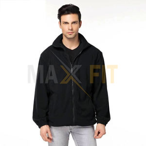 Chaqueta de lana cortavientos de invierno de alta calidad personalizada 2024 para hombre lona Polar con cuello levantado de MAXFIT ENTERPRISES - Product Image 6