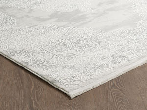 Tapis turc de luxe fait à la machine, Borrego blanc, qualité supérieure, pour salon, fabriqué à Gaziantep. - Product Image 3