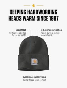 Unisex Knit Soft Warm Cuffed Beanie <b>Hat</b> Winter <b>Camo</b> <b>Hats</b> for Men Women - Product Image 6