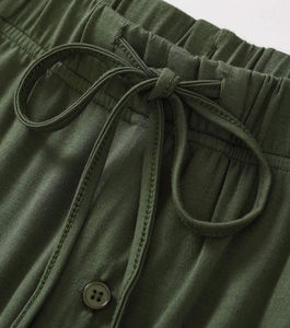 Conjunto de pantalones cortos de poliéster y algodón de alta calidad lavables hechos a medida de diseño OEM para hombre, conjunto de pantalones cortos de calle de verano para hombre - Product Image 3