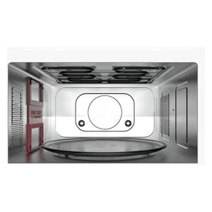 Horno Microondas Supreme Chef MWP 337 SB Grill Plateado y Negro 900W 33 Litros Modelo 859991537690 - Product Image 2