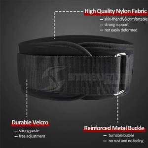 Cadena de acero al por mayor, cinturón de neopreno unisex para levantamiento de pesas, cinturón de neopreno personalizado con trabajo pesado de 36 pulgadas - Product Image 2