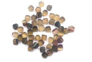 Piedras preciosas sueltas cortadas a mano de alta calidad de 25 piezas de 10-12 MM de fluorita natural para la fabricación de joyas - Product Image 2
