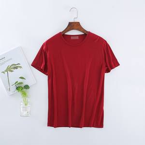 Bangladesh China Factory Price Men's Modal Short Sleeve <b>T</b> <b>Shirt</b> Plus Size Loose Fit Crew Neck V Neck Summer Casual <b>T</b> <b>Shirt</b> - Product Image 3