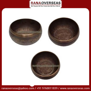 Gravure bols sonores tibétains pour Yoga Chakra Équilibrage Reiki Guérison Mindfulness Strass Relief à bon prix - Product Image 2